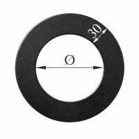 Rauchrohr Ofenrohr Wandblende / Rosette 3 cm Senotherm...