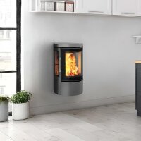 Kaminofen HWAM 2610C mit Seitenscheiben – verschiedene Ausführungen, Grau und Schwarz, 4,5 kW