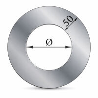 Rauchrohr Ofenrohr Wandblende / Rosette 5 cm Senotherm...