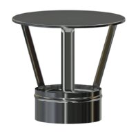 Doppelwandige Edelstahlschornstein Regenhaube Einsteck DW...