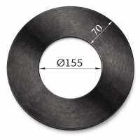 Rauchrohr Ofenrohr Wandblende / Rosette 7 cm Senotherm...