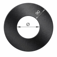 Rauchrohr Ofenrohr Wandblende / Rosette 9 cm Senotherm...