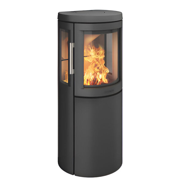 Kaminofen HWAM 2630 Classic mit Autopilot – 3-seitig verglast, 4,5 kW, Grau oder Schwarz