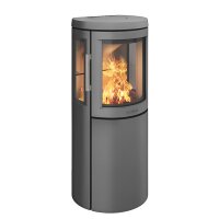 Kaminofen HWAM 2630 Classic mit Autopilot – 3-seitig verglast, 4,5 kW, Grau oder Schwarz
