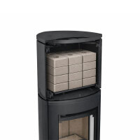 Wärmespeichernde Steine (6 Stck) 70 kg für...