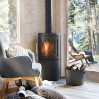 Kaminofen Hwam 3120c mit SmartControl 4,5 kW in Grau oder Schwarz