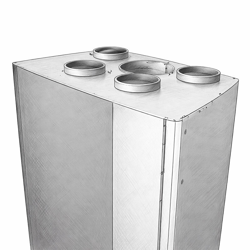 Arte U-70 Warmluftmantel 250 Ø
