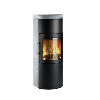 Kaminofen HWAM 3520c mit Autopilot, 4,8 kW – 3 Seitentypen in Grau oder Schwarz