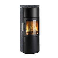 Kaminofen HWAM 3520c mit Autopilot, 4,8 kW – 3 Seitentypen in Grau oder Schwarz