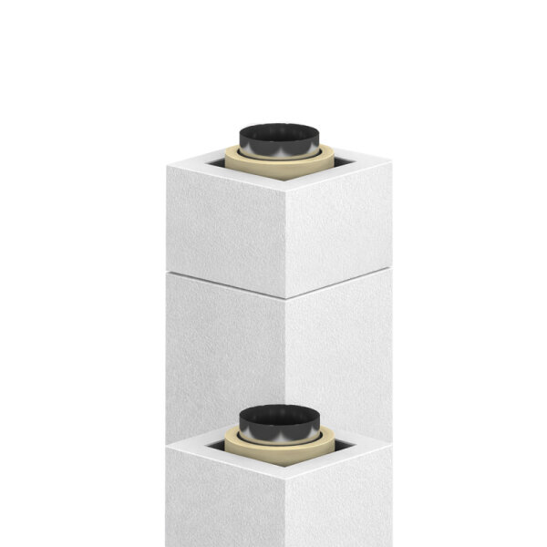 Leichtbauschornstein Längenelement L-500 mm