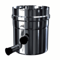 Luft-Abgas-System konzentrisch Edelstahl Kondensatschale