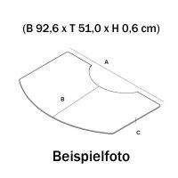 Vorlegeplatte Glas (nicht wenn wandhängend / auf...
