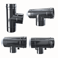 Luft-Abgas-System konzentrisch Edelstahl T-Stücke...