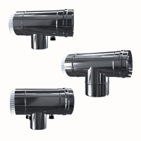 Luft-Abgas-System konzentrisch Edelstahl T-Stücke...