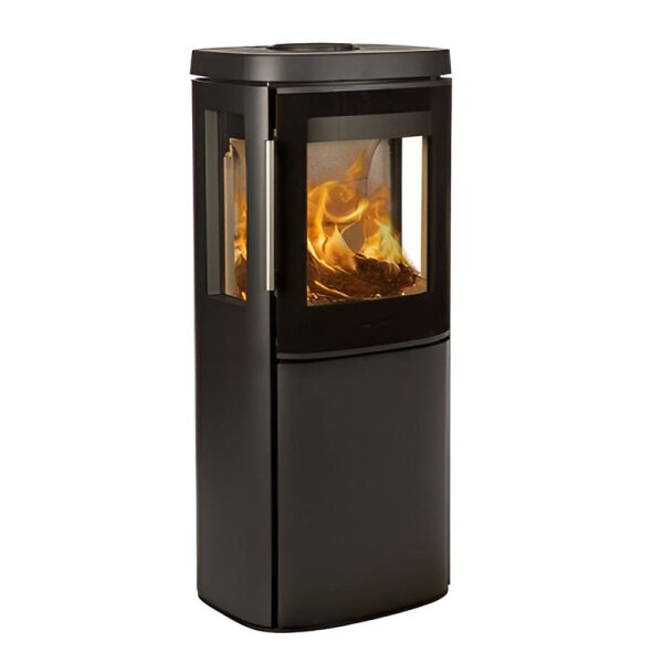 Kaminofen HWAM 4530m mit SmartControl, 4,9 kW 3-seitige Verglasung, Grau oder Schwarz