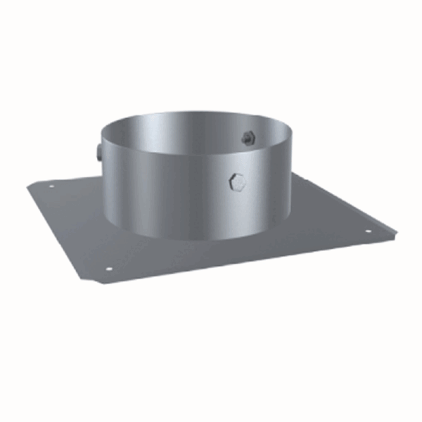 Luft-Abgas-System konzentrisch Edelstahl Schachtabdeckung mit Hinterlüftung