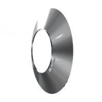 Luft-Abgas-System konzentrisch Edelstahl Wandblende