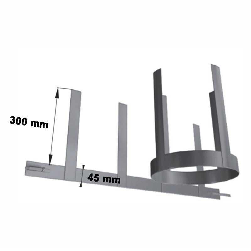Luft-Abgas-System konzentrisch Edelstahl Abstandshalter