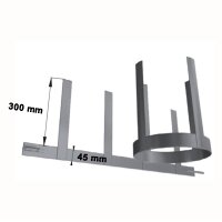 Luft-Abgas-System konzentrisch Edelstahl Abstandshalter