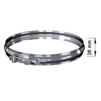 Luft-Abgas-System konzentrisch Edelstahl Klemmband