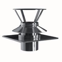 Luft-Abgas-System konzentrisch Edelstahl Schachtabdeckung...