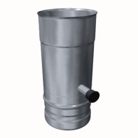 Edelstahl Längenelement mit Messstutzen einwandig...