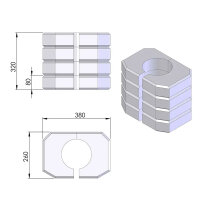 TermaTech Wärmespeicher Powerstone 48 kg für...
