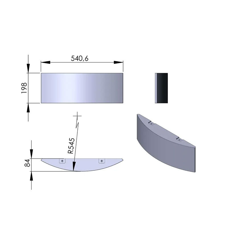 TermaTech Specksteinspeicher Front für Kaminöfen TT80 und TT80S