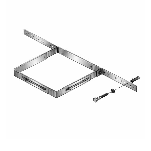 Leichtbauschornstein Sparrenhalter inkl.Nägel