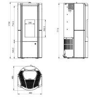 Olsberg Pelletofen Arina 3.0 6 kW