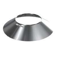 Doppelwandige Edelstahlschornstein Wetterkragen DW 150 mm