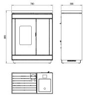 Olsberg Pelletofen Epana 6 kW