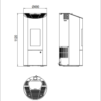 Olsberg Pelletofen Levana Aqua 3.0 8 kW