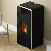 Olsberg Pelletofen Vesta Glas schwarz 6 kW