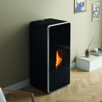 Olsberg Pelletofen Vesta Glas schwarz 6 kW