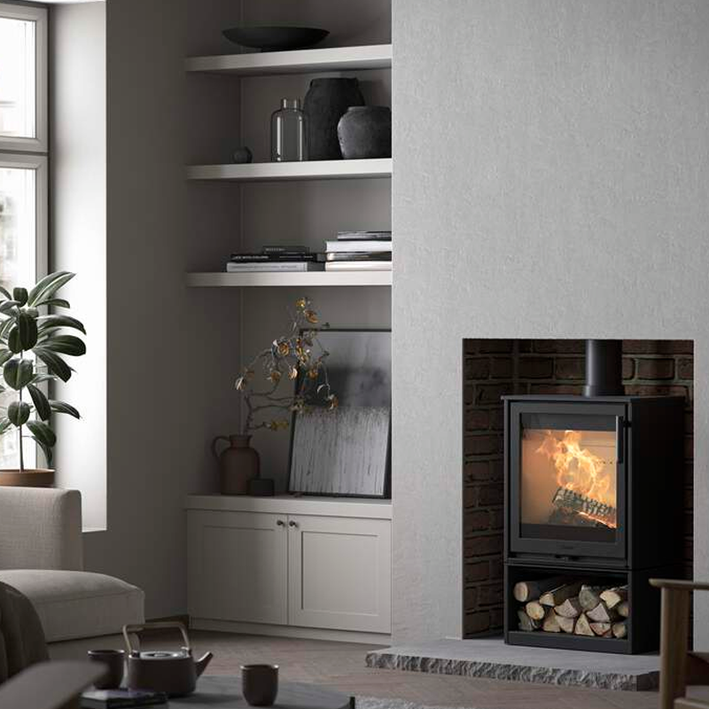 Contura 210 Gusstür Kaminofen schwarz 5 kW
