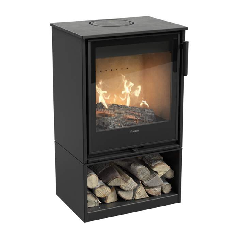 Contura 210G Glasfront Kaminofen schwarz 5 kW