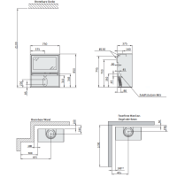 Contura 310G Glasfront Kaminofen, schwarz oder wei&szlig; 7 kW