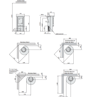 Contura 520 Style Kaminofen, schwarz 5kW
