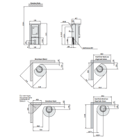 Contura 520G Style Kaminofen schwarz Glasfront 5kW