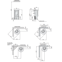 Contura 520T Style Kaminofen grau oder schwarz 5kW