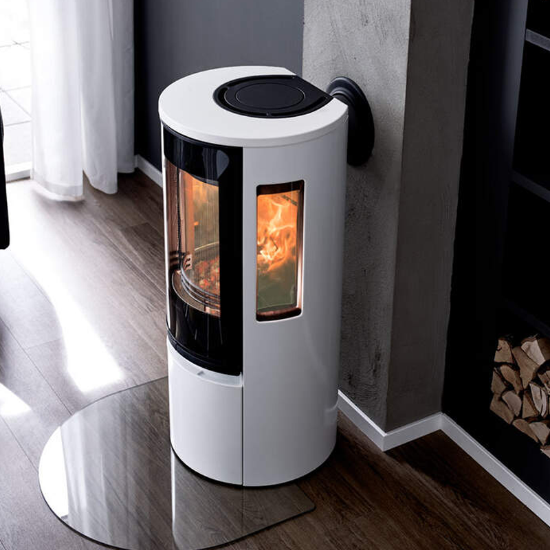 Contura 556G Style Glasfront Kaminofen, schwarz oder weiß 5kW