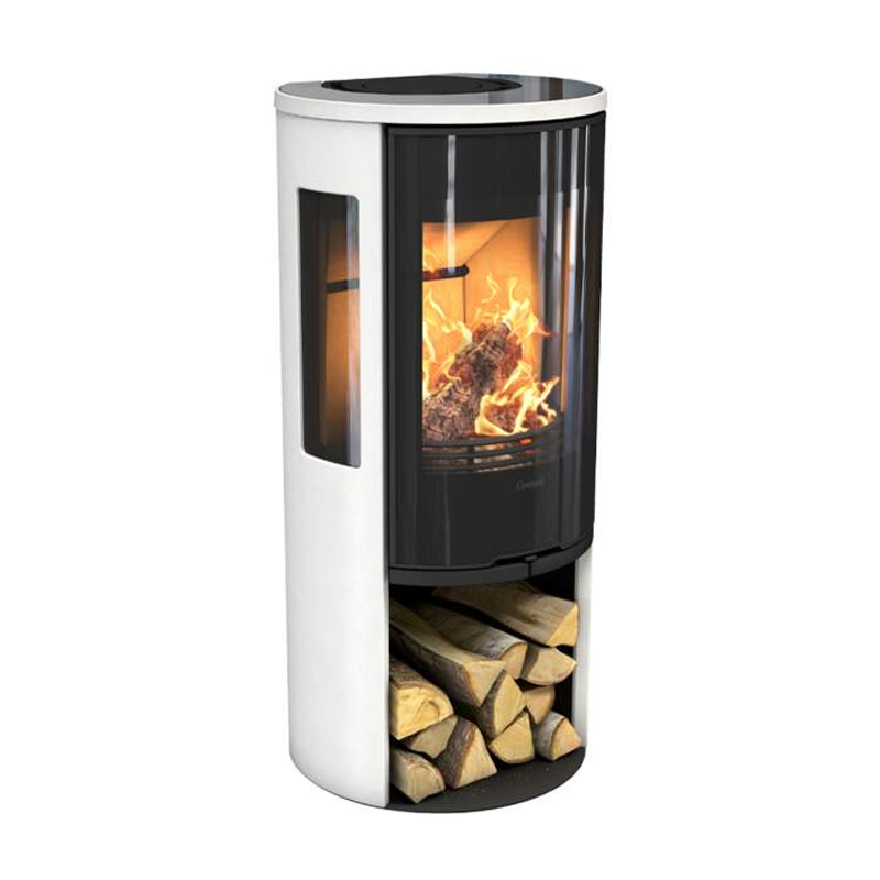 Contura 556G Style Glasfront Kaminofen, schwarz oder weiß 5kW