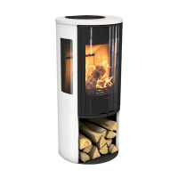 Contura 556G Style Glasfront Kaminofen, schwarz oder wei&szlig; 5kW