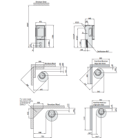 Contura 556G Style Glasfront Kaminofen, schwarz oder wei&szlig; 5kW