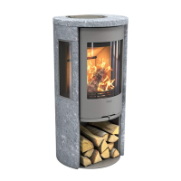 Contura 556T Style Speckstein Kaminofen, Gusseisenfront 5kW