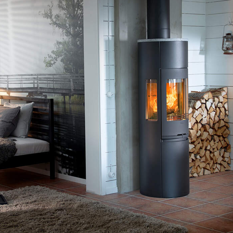 Contura 596 Style Kaminofen grau oder schwarz 5kW