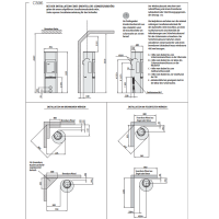 Contura 596G Style Kaminofen, wei&szlig; oder schwarz 5kW