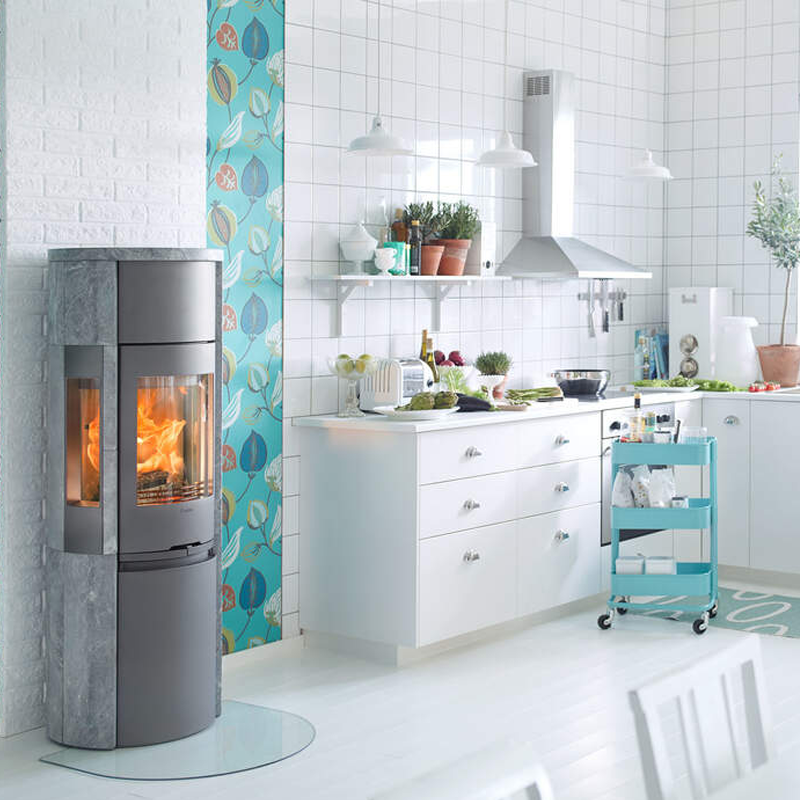 Contura 596T Style Kaminofen, grau oder schwarz 5kW