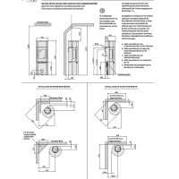 Contura 596T Style Kaminofen, grau oder schwarz 5kW